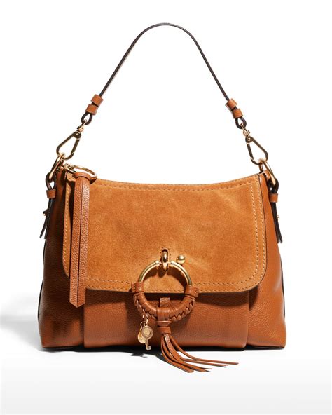 see by chloe handbags|See by Chloé Joan Mini Leather & Suede Hobo .